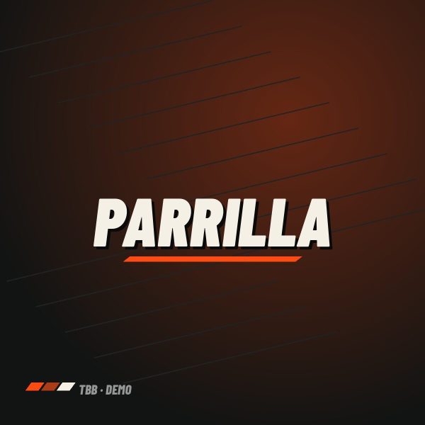 Parrilla estilo M negro brillante