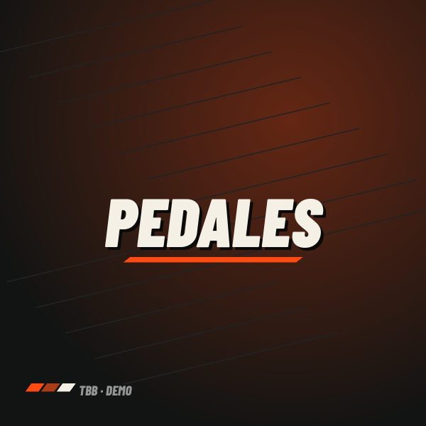 Pedales de aluminio